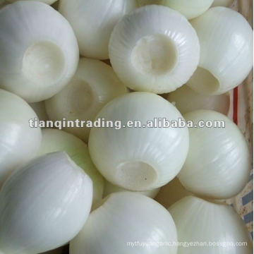 peeled white onion